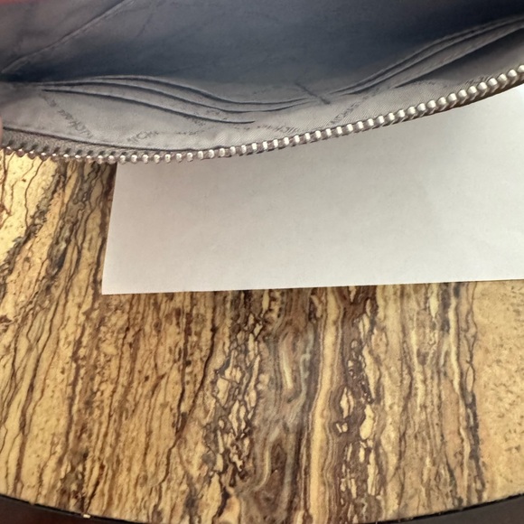 Michael Kors Black and Gray Snake Print Pouch/clutch/wristlet - Picture 4 of 6